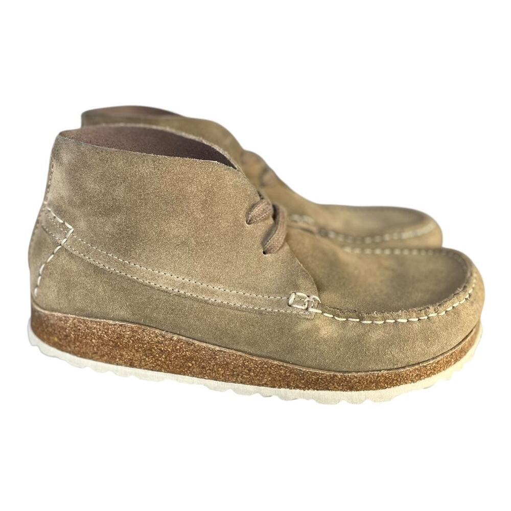 Birkenstock Maidan Suede Leather Moccasin
Lace Boots Size-38 Ladies-7